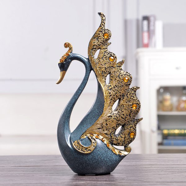 Couple Swan Home Decoration - Image 2