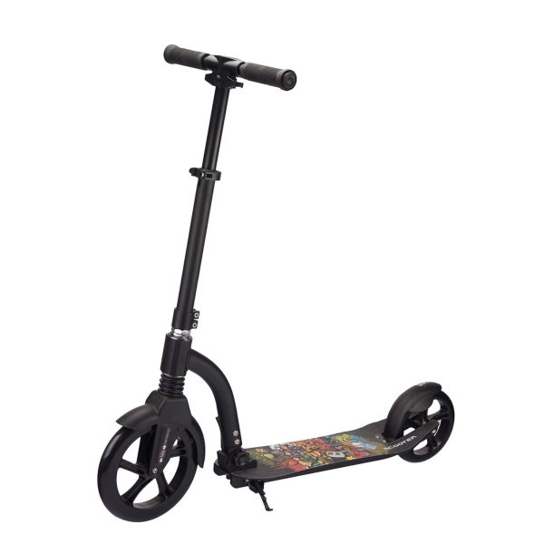 Youth Adult Scooter Pedal Push Scooter Large 20cm Wheel Foldable Adjustment - Image 3