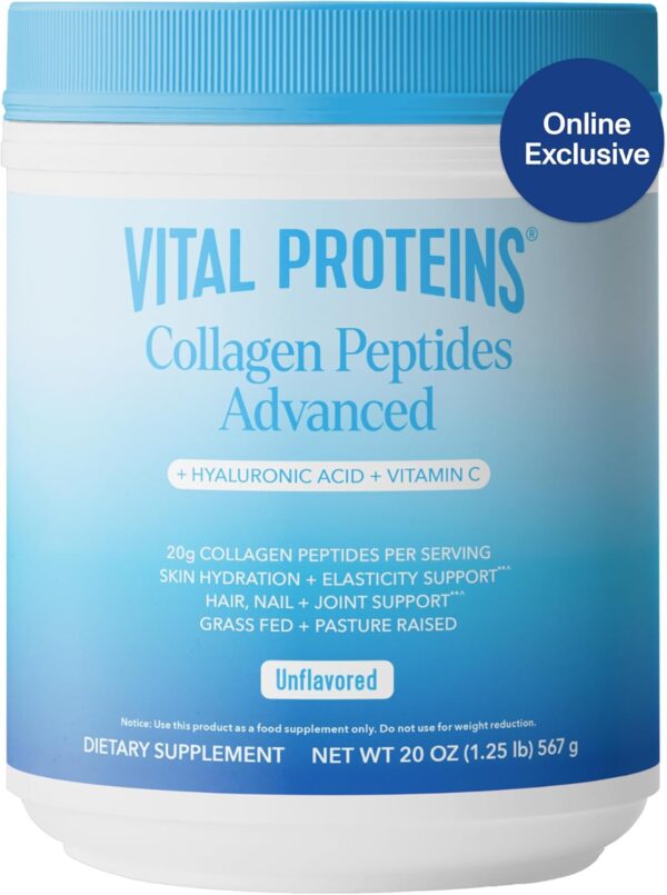 Vital Proteins Collagen Peptides, Unflavored, 20 oz