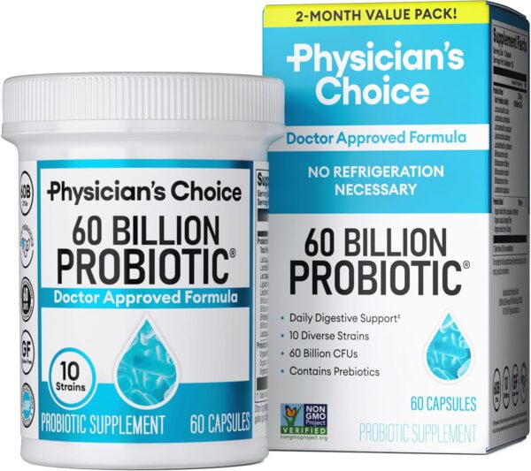 Physician's CHOICE Probiotics 60 Billion CFU