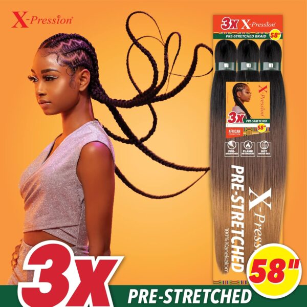 Sensationnel Xpression prestretched braiding hair - Image 2